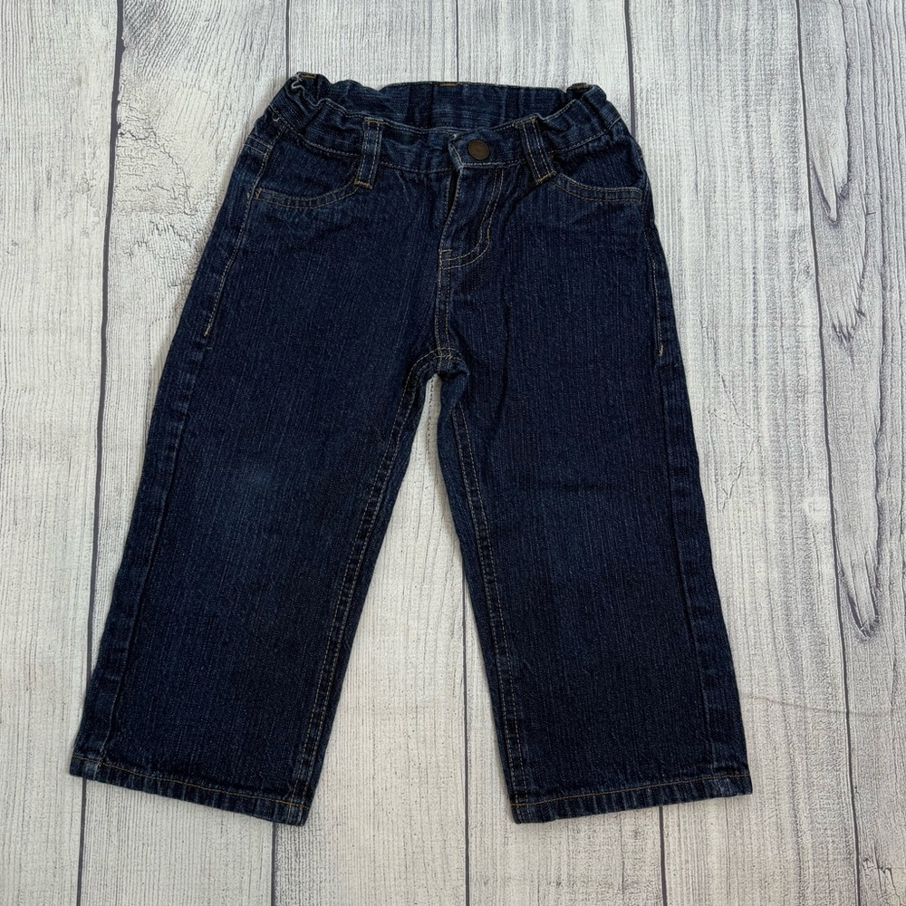 Nautica Toddler Boys Dark Wash Jeans - 100% Cotton - Size 2T